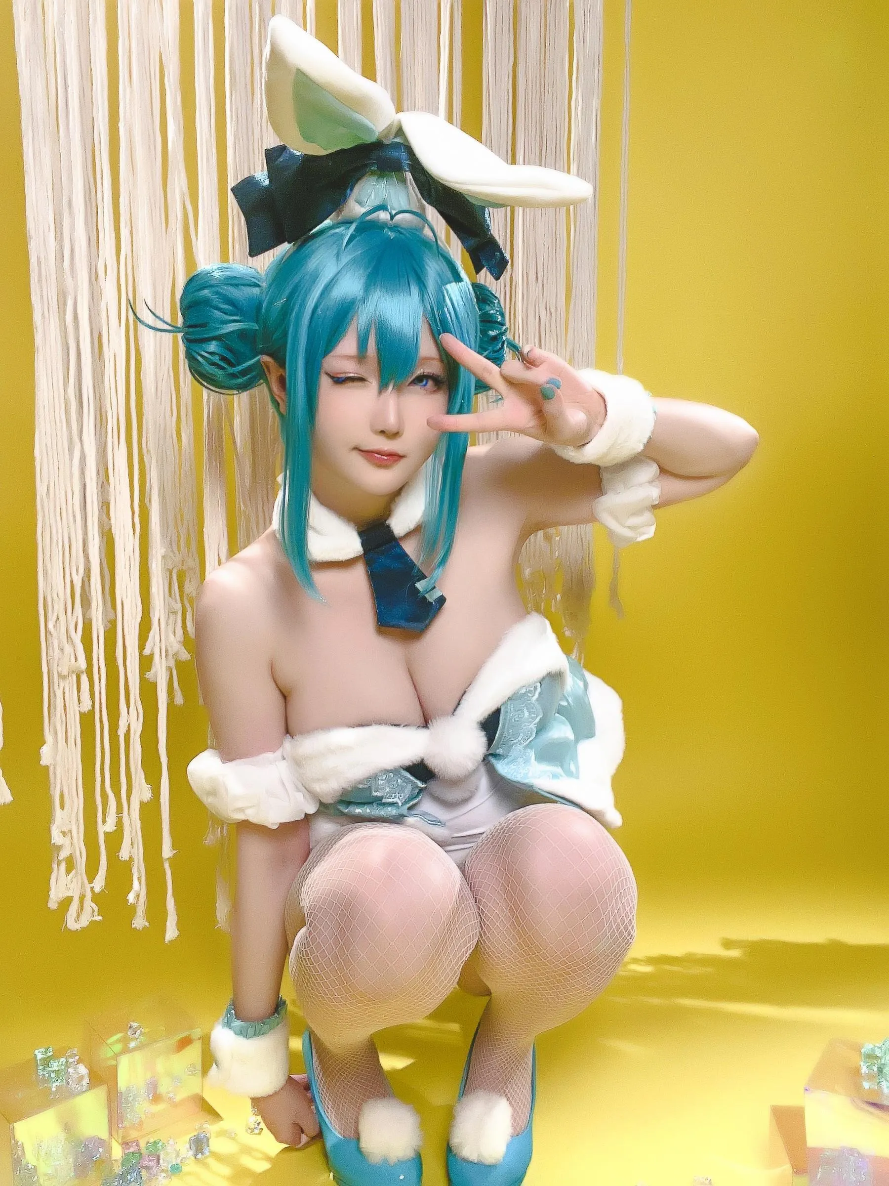 星之迟迟 – NO.158 23年9月计划A 初音未来 白兔女郎 [77P]插图